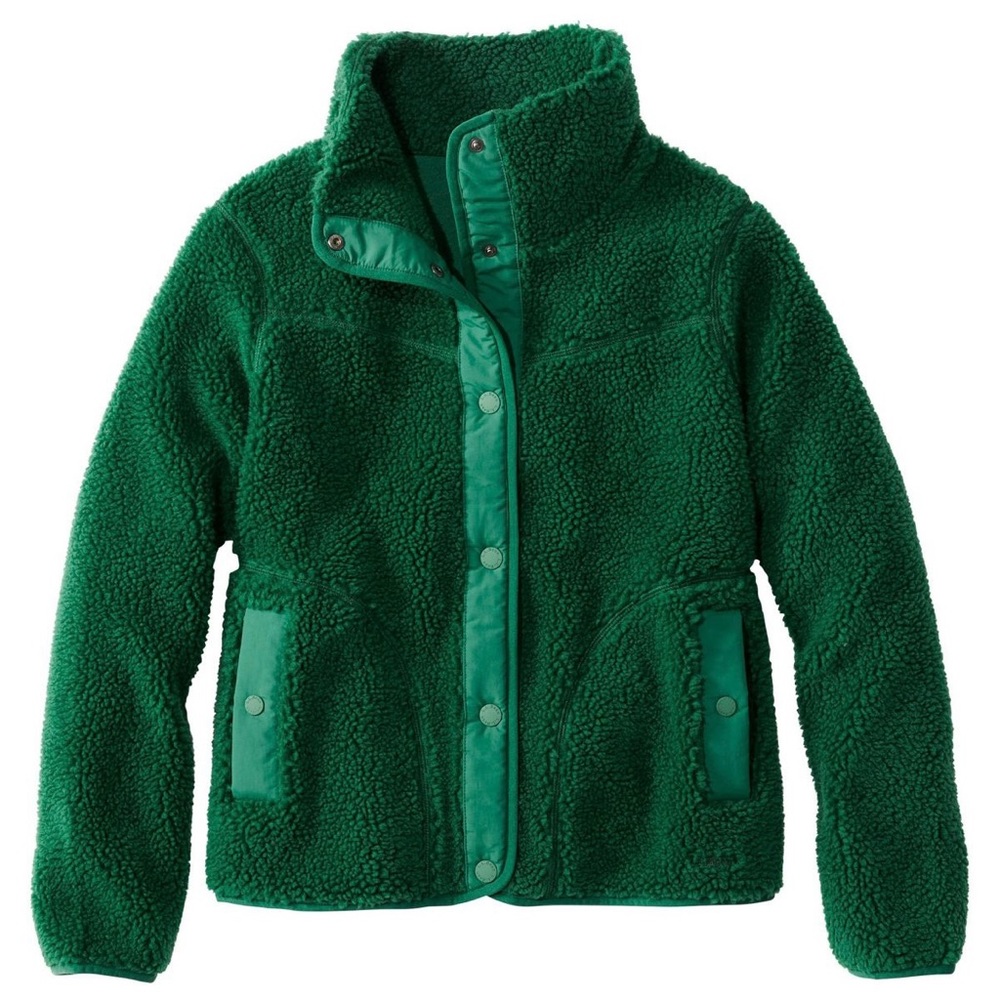 LL Bean Sherpa Fleece Jacket